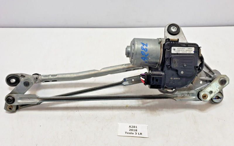 ✅ 2017-2023 OEM Tesla Model 3 Front Windshield Wiper Linkage Arm Motor Assembly