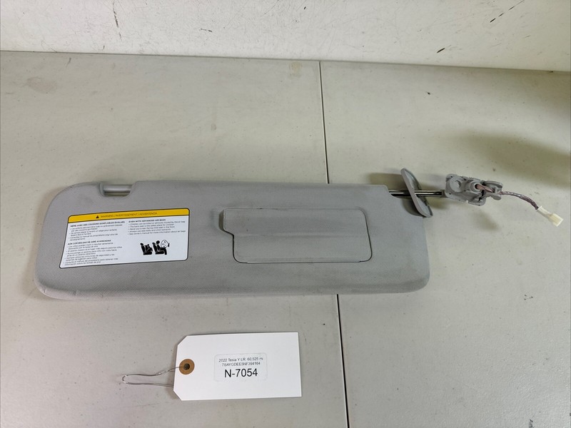Tesla Model Y Right Passenger Sun Visor 1490406-01-A7054 B21