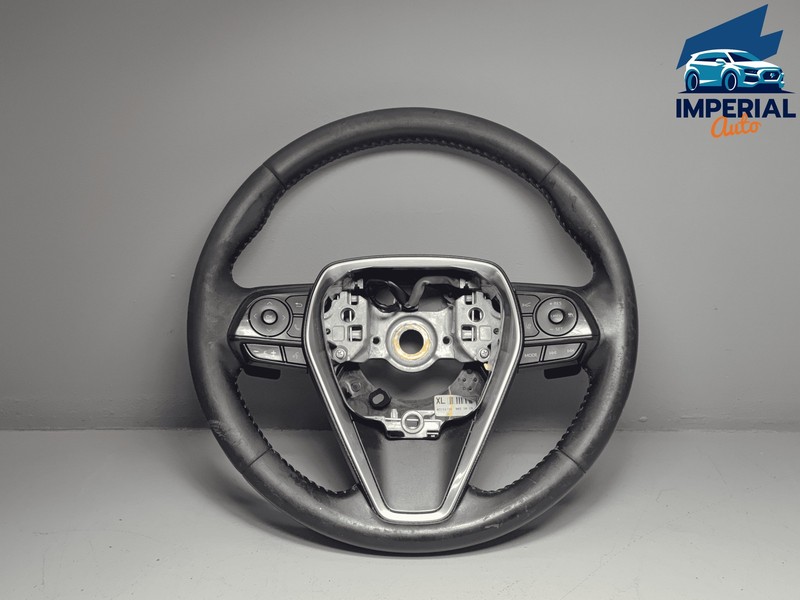 2018-2024 TOYOTA CAMRY STEERING WHEEL LEATHER WITH PADDLE SHIFTER W/O HEAT OEM