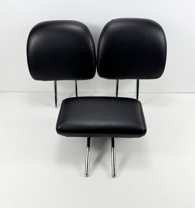2013-2016 Nissan Pathfinder Rear Seat 2nd Row Headrest Head Rest Set Black OEM