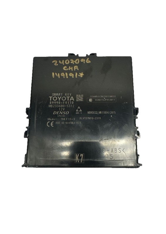 Toyota CHR keyless ignition control 20 22 smart key module unit OEM 89990F4170