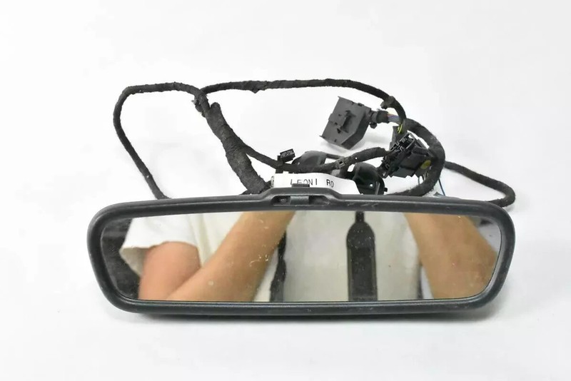 06-12 Bentley Continental Flying Spur Interior Rear View Mirror Black OEM