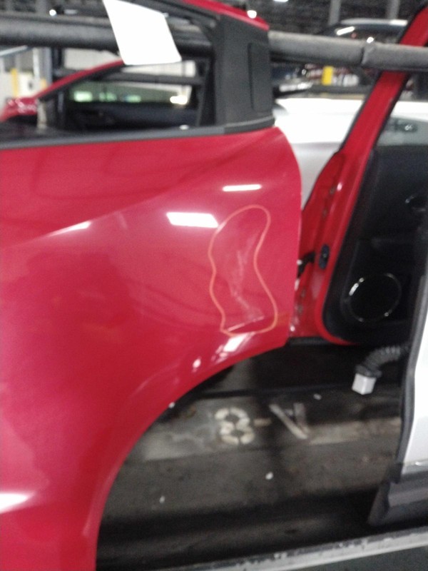 2018 Honda HR-V Left Rear Door Red 512633 82K Miles - OEM Used Part