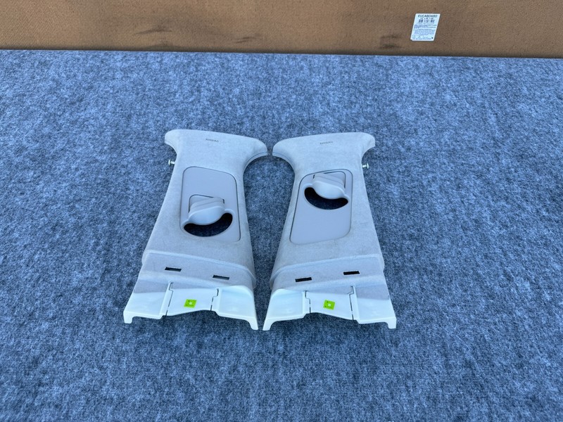 GENESIS G70 2019-2024 OEM LEFT AND RIGHT INTERIOR B PILLAR TRIM (SUEDE/ GRAY)