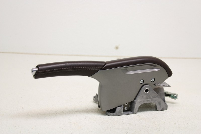 Porsche Cocoa Brown Leathr Parking Brake Handle Boxster Cayman 911 Oem 2005-2012