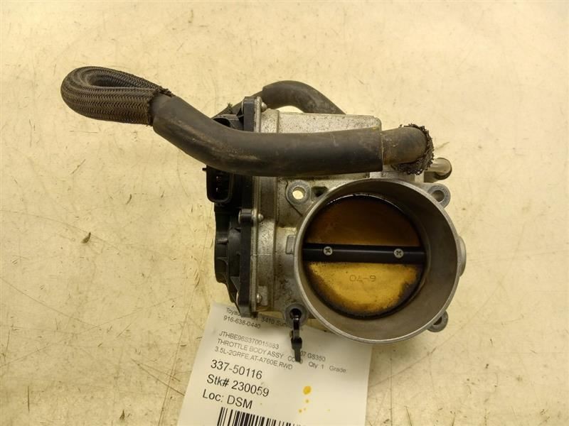 07-15 LEXUS GS350 3.5L 6CYL AT ENGINE THROTTLE BODY ASSEMBLY