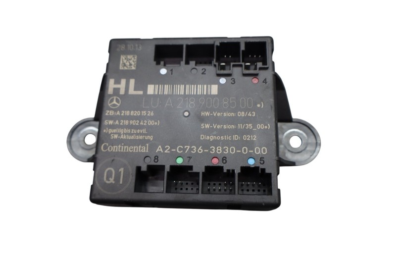 08-18 Mercedes W212 E350 CLS500 C350 Rear Left Side Door Control Module Unit Oem