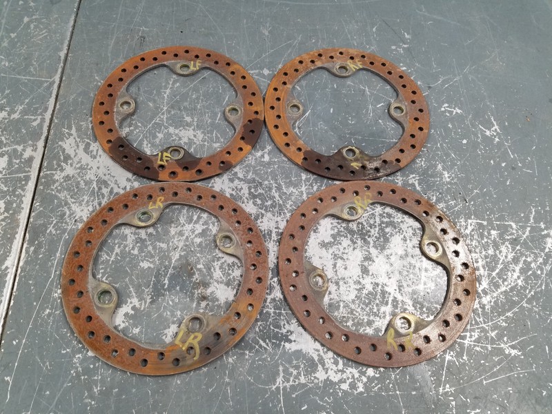 #2067 A4 - 2019 19 20 21 Polaris RZR XP4 1000 Brake Rotor Set
