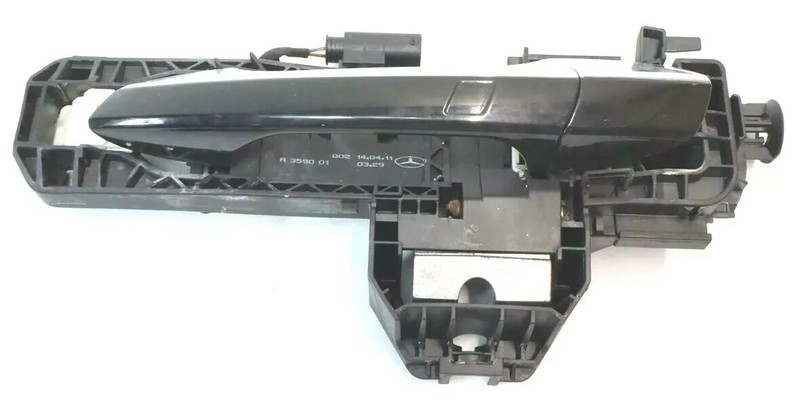12-18 Mercedes W218 CLS550 CLS63 Rear Left Side Exterior Door Handle Black OEM