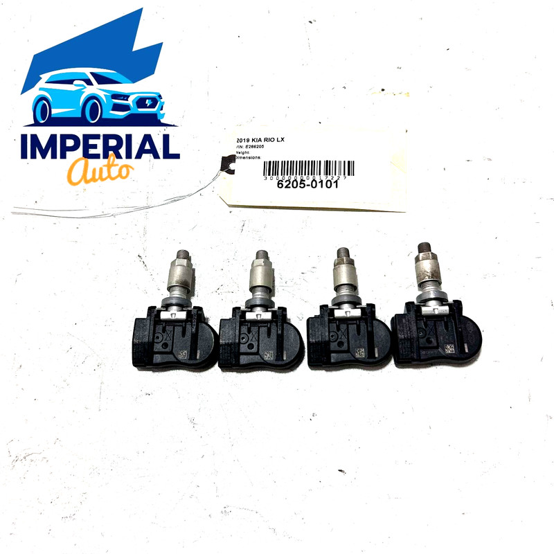 2018-2023 KIA RIO TIRE PRESSURE MONITOR SENSOR,TPMS SENSOR, VALVE TPMS OEM SET 4