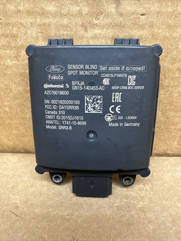 2018-2020 Ford Ecosport Blind Spot Sensor Right GN15-14D453-AC