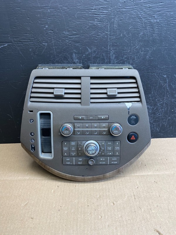 2007 to 2009 Nissan Quest Radio Shifter Climate Control Panel Bezel Oe ac6243 DG