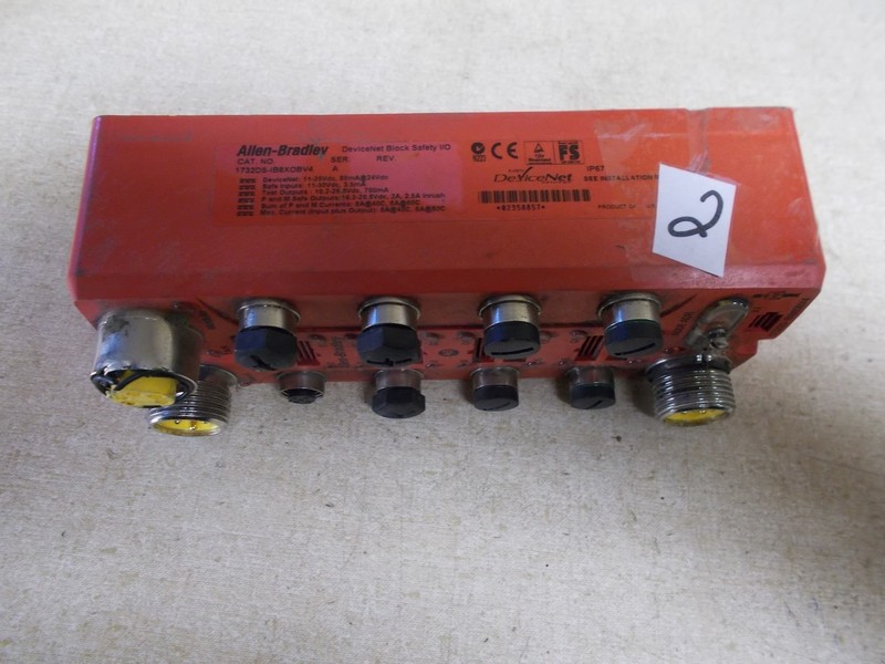 Allen Bradley 1732DS-1B8X0BV4 Net Block Safety, Series A *FREE SHIPPING*