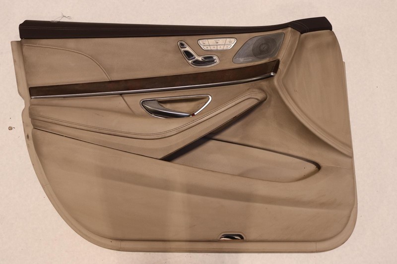 2014-2020 MERCEDES S-CLASS S550 W222 FRONT LEFT DRIVER DOOR PANEL TRIM COVER OEM