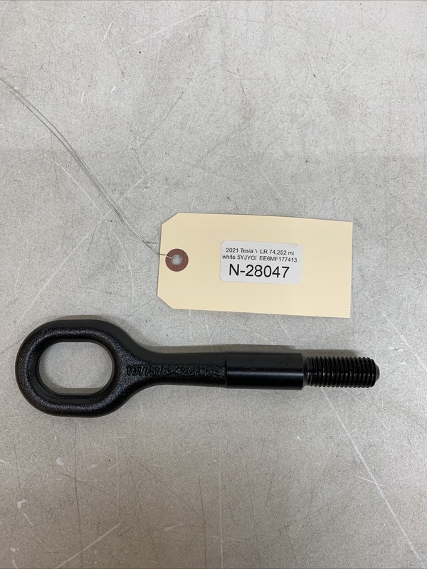 ⚡️1 TOW HOOK OEM Tesla Model 3 Model Y 1077570-00-D 28047 B4