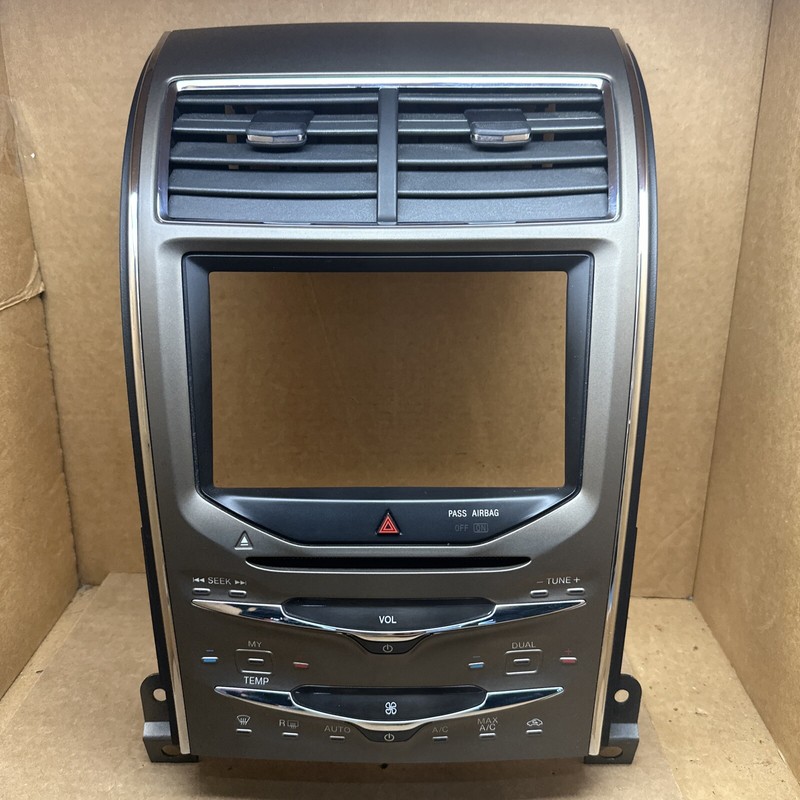 2011-2015 Lincoln MKX Radio Stereo Climate Control w Bezel DA1T-18A802-AF