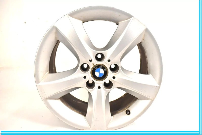07-13 BMW X5 Aluminum Alloy Wheel Rim 5 Spoke 18x8-1/2 Silver 36116772243 OEM