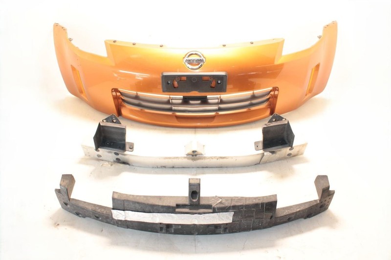 06-07 Nissan 350Z Orange Front Bumper Cover with Reinforcement Bar