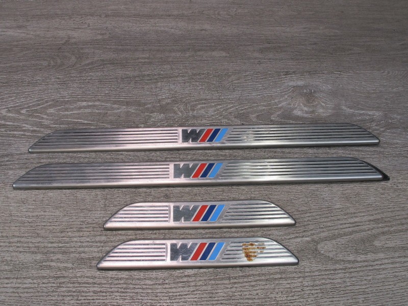 2008-2014 BMW E71 E72 X6 X6M M SPORT FRONT & REAR DOOR SCUFF SILL PLATE TRIM SET