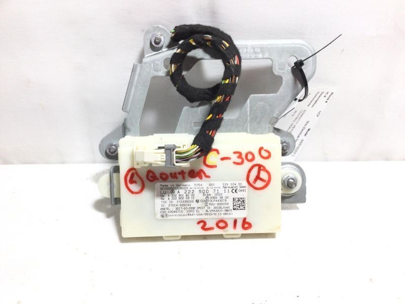 KEYLESS-GOENTRY CONTROL MODULE W205 FITS 2016-2018 MERCEDES C-CLASS 31222