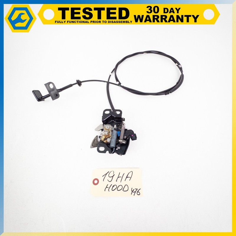 18-22 HONDA ACCORD FRONT HOOD SAFETY CATCH LOCK LATCH CABLE OEM