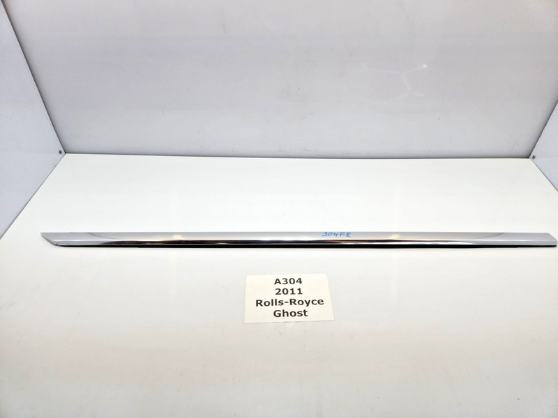 ✅ 10-14 OEM Rolls Royce Ghost RR4 Front Right Passenger Door Molding Trim Chrome