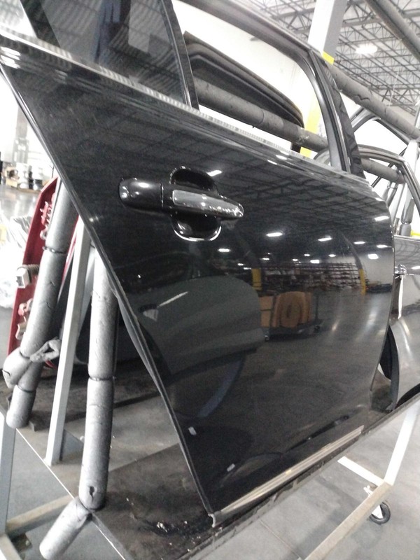 2013 Lincoln MKS Right Rear Door Black Used OEM 74705 260K Miles
