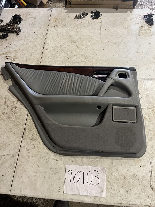 INTERIOR DOOR PANEL REAR LEFT DRIVER GRAY MERCEDES BENZ E300 E320 E430 E55 96-99