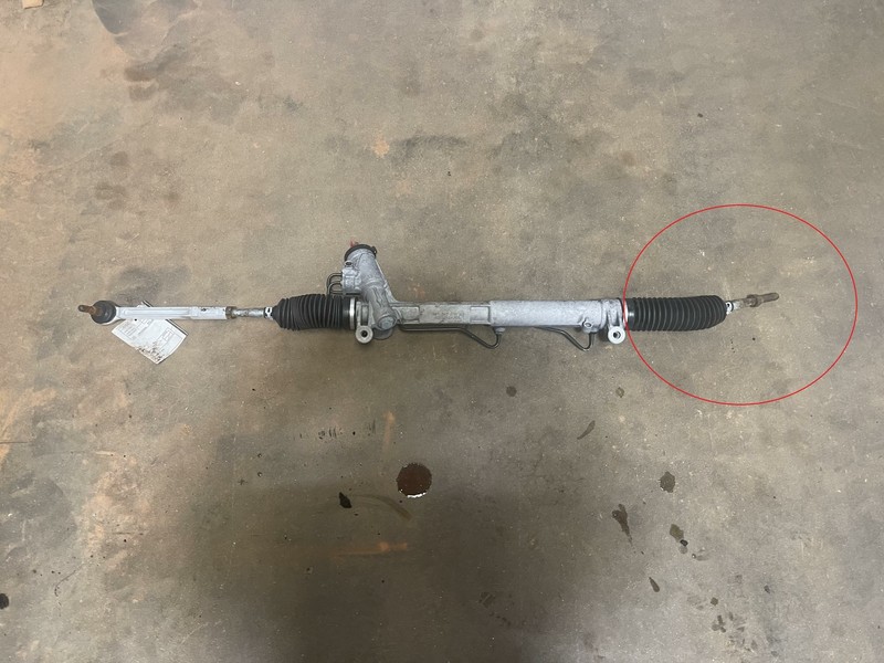 05-08 PORSCHE BOXSTER 987 STEERING GEAR RACK AND PINION OEM