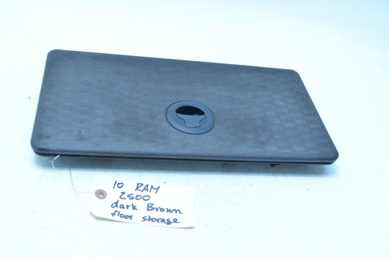 2009-2012 DODGE RAM 2500 FLOOR STORAGE COMPARTMENT LID COVER DARK BROWN OEM