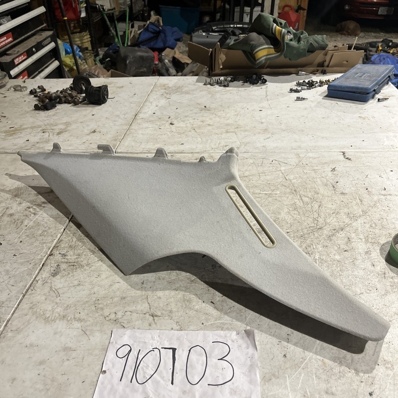 1999 Mercedes-Benz W210 320E C Pillar Cover Panel Right Side Grey 2106906025