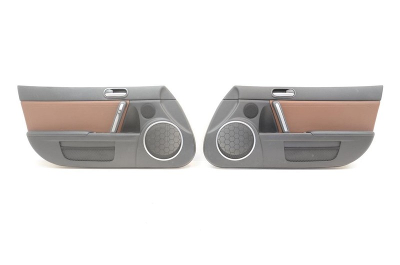 09-15 Mazda MX-5 Miata NC Pair of Left and Right Brown Door Trim Panels