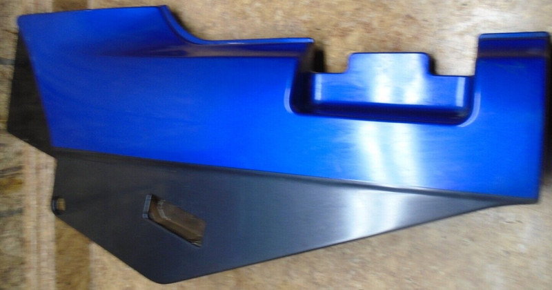 2001 Kawasaki ZG1000 ZG 1000 Concours Left Side Cover Panel Blue Cowling Cowl 01