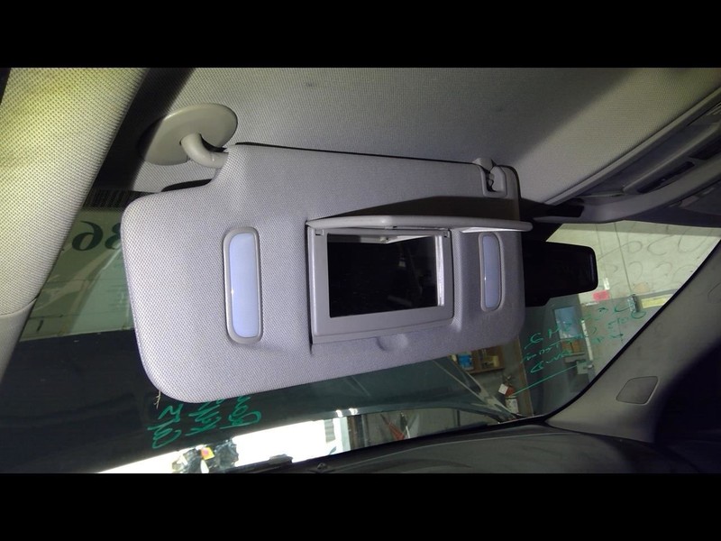 Driver Left Sun Visor Fits 10-17 EQUINOX 1655422