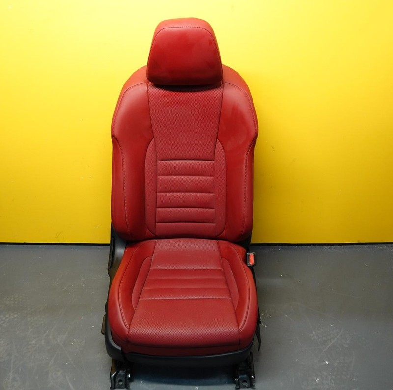 2021-2025 LEXUS IS350 FRONT RIGHT PASSENGER SEAT ASSEMBLY CUSHION RED OEM