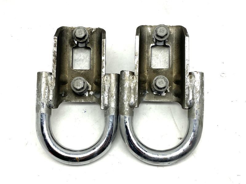 Tow Hooks Chrome With Mounting Hardware Fits 2011-2014 Ford F150 77908