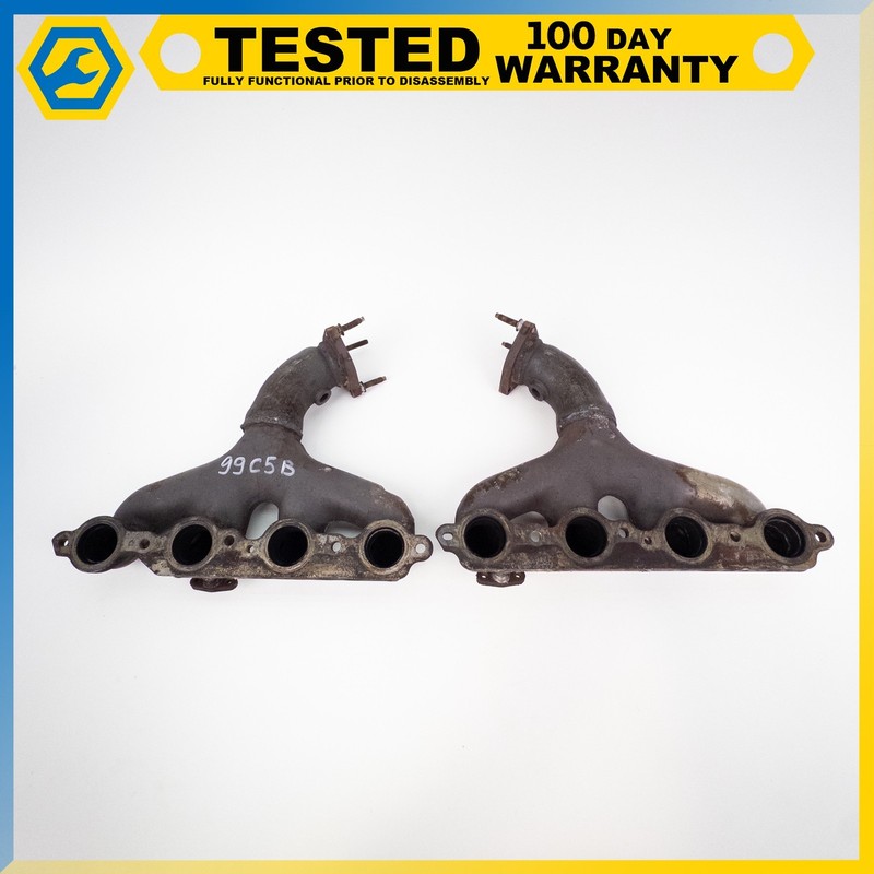 97-04 CHEVROLET CORVETTE C5 LS1 ENGINE LEFT & RIGHT EXHAUST MANIFOLDS PAIR OEM