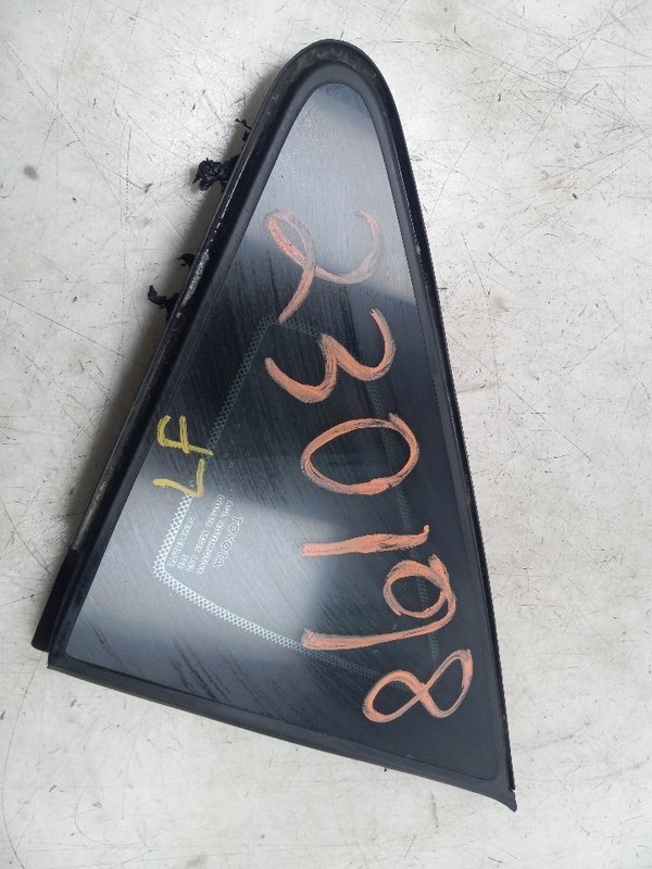 11-19 TOYOTA SIENNA LE 3.5L FWD AT DRIVER SIDE FRONT PILLAR GLASS WINDOW