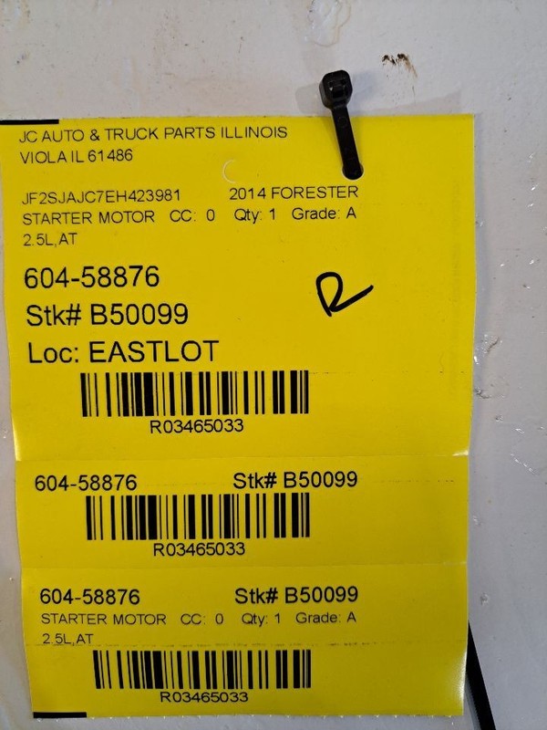 Starter Motor CVT Fits 15-21 WRX 3465033