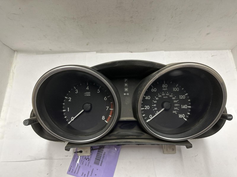 2011 MAZDA 3 Speedometer MPH 2.0L AT 34k miles OEM 11