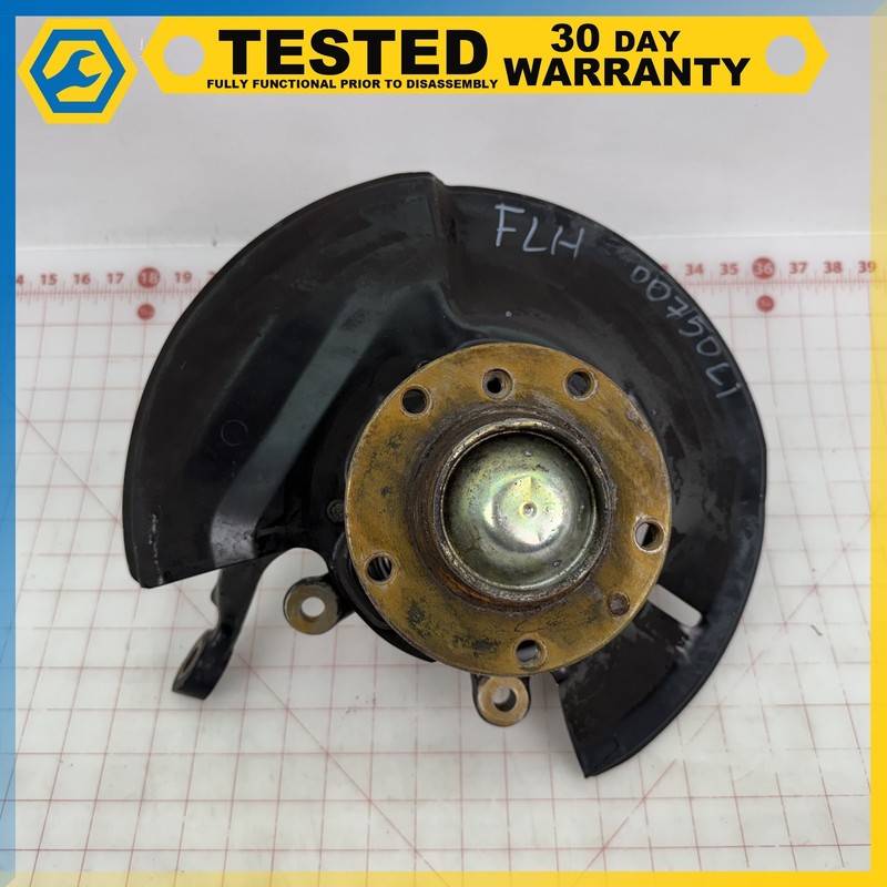 95-01 BMW E38 7-series FRONT LEFT DRIVER SIDE SPINDLE KNUCKLE W/ HUB OEM