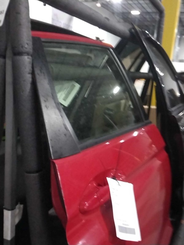 2016 Honda Fit Rear Right Door Red 549826 122K Miles Used OEM