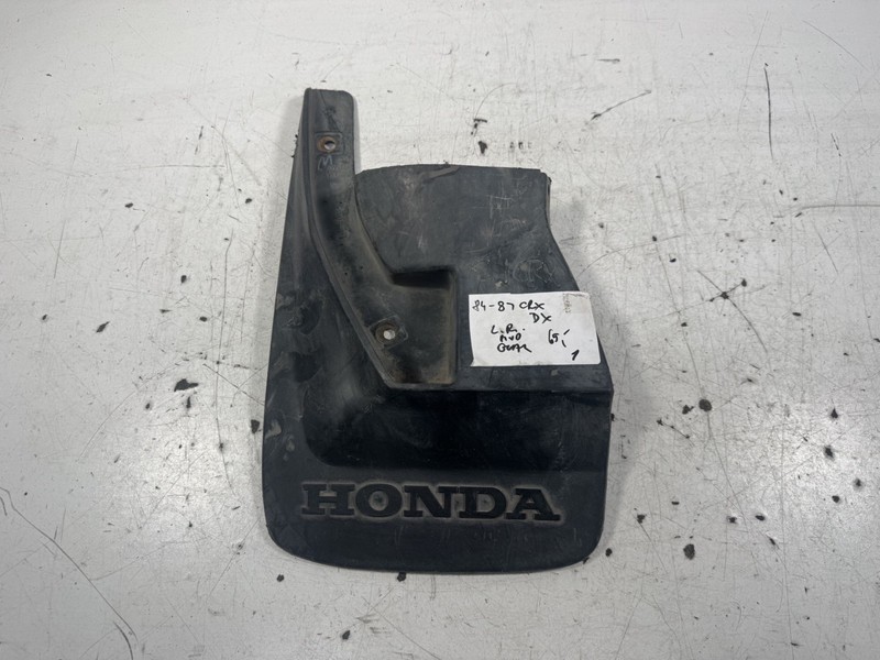 84-87 Honda CRX DX Left Rear Mud Guard OEM