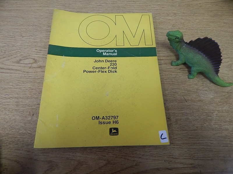 John Deere OM-A32797 H6 220 Center Fold Power Flex Disc Manual "C"