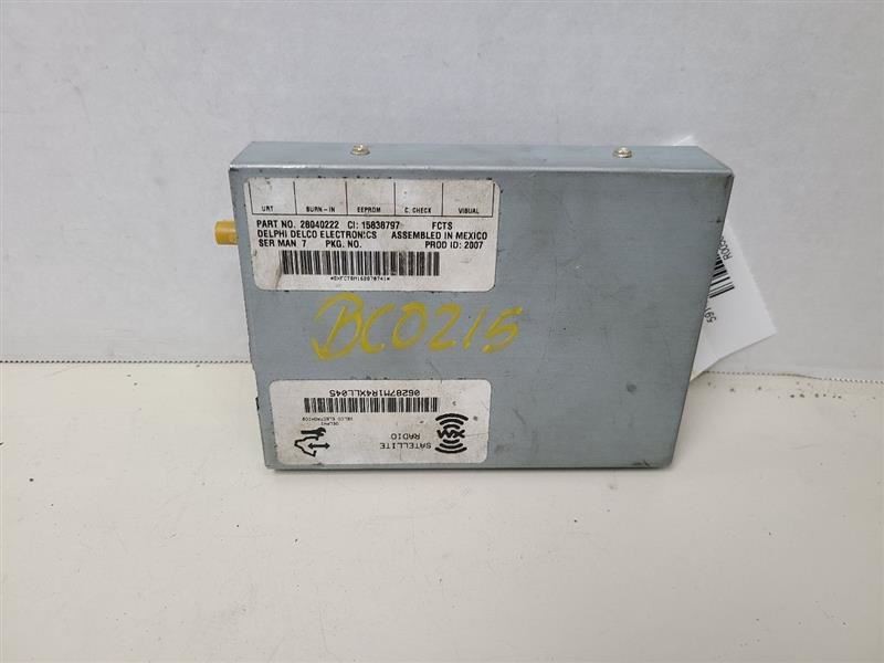 Chassis ECM Communication Onstar Opt UE1 Right Hand Dash Fits 06-08 STS 561573