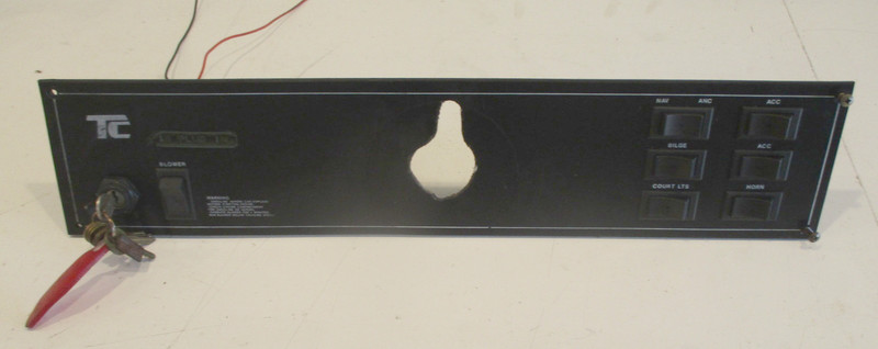 Marine Boat Dashboard Switch Panel Insert 23" x 5"