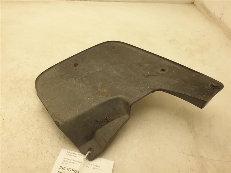2008 TOYOTA TUNDRA LTD MAX CREW CAB PASSENGER SIDE FRONT MUD GUARD