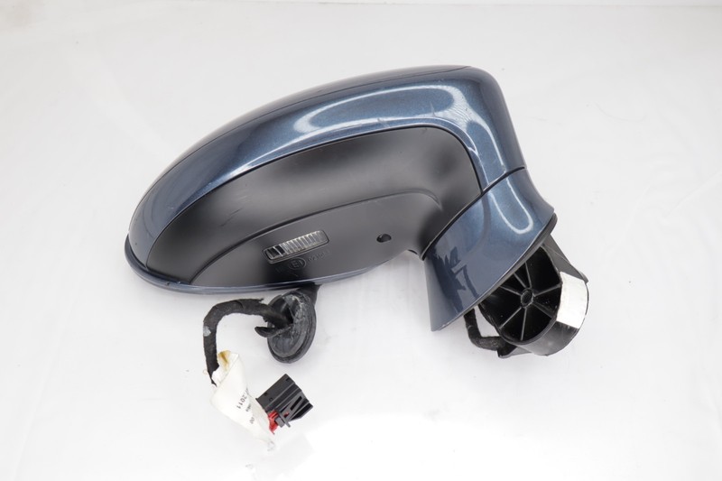 ✅ 10-13 Porsche Panamera 970 Front Right Side Door Rear View Mirror Blue OEM