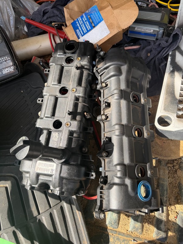 11-20 CHRYSLER 300 CHALLENGER JOURNEY WRANGLER 3.6 ENGINE VALVE COVERS - PAIR