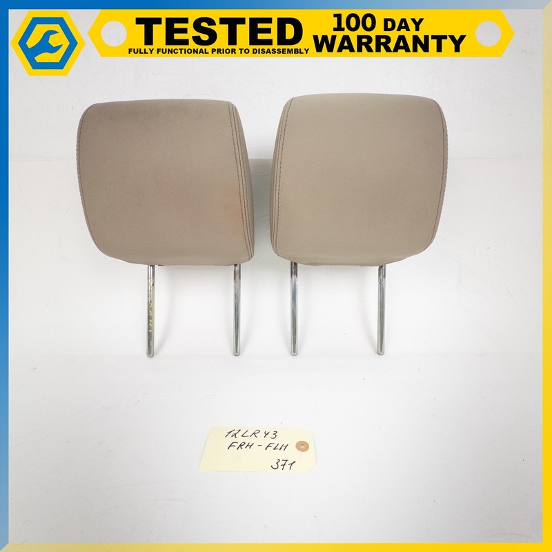 10-16 LAND ROVER L319 LR4 FRONT LEFT & RIGHT SIDE SEAT HEADREST SET OF 2 OEM